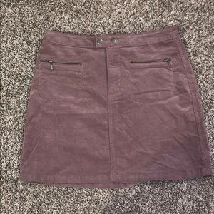 purple corduroy skirt!!